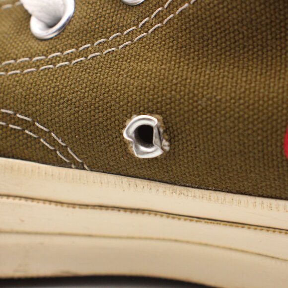 Converse Comme des Garçons Play x Chuck 70 Hi Women's Size 7 162973C Shoes - Picture 11 of 11